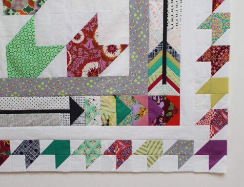 medallion quilt for charity, round-robin style.