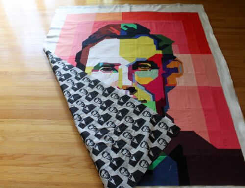 lincoln quilt is basted!