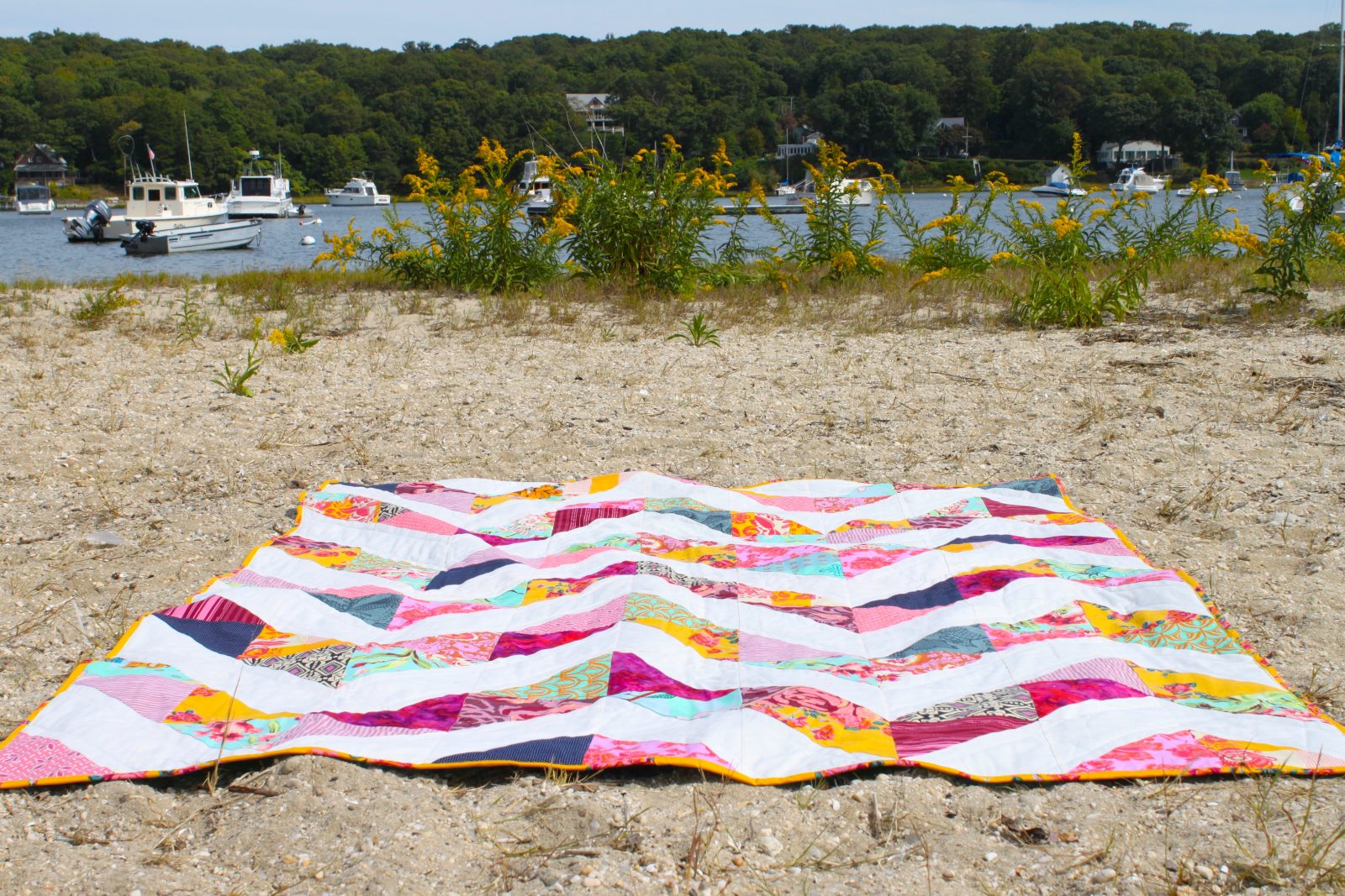 Scrappy Picnic Quilt kim soper/leland ave studios