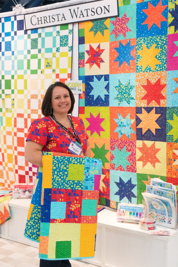 Christa at Quilt-Market The Creativity Project Week 9: Christa Watson Leland Ave Studios/Kim Soper