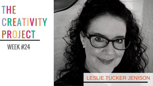 Leslie Tucker Jenison Week 24 The Creativity Project Kim Smith Soper:Leland Ave Studios