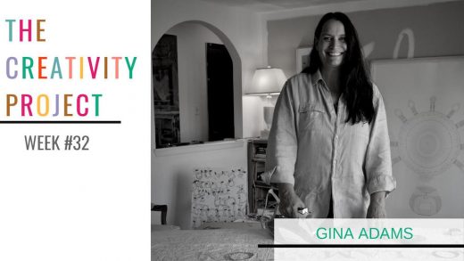 Gina Adams The Creativity Project Week #32 Leland Ave Studios:Kim Smith Soper