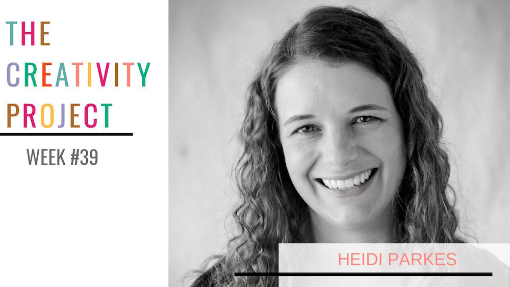 Heidi Parkes The Creativity Project Week #39 Leland Ave Studios:Kim Smith Soper