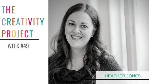 Heather Jones The Creativity Project Week #49 Leland Ave Studios Kim Smith Soper
