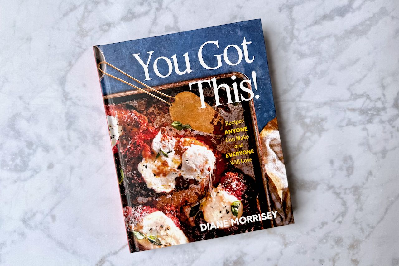 You Got This! cookbook on a marble countertop